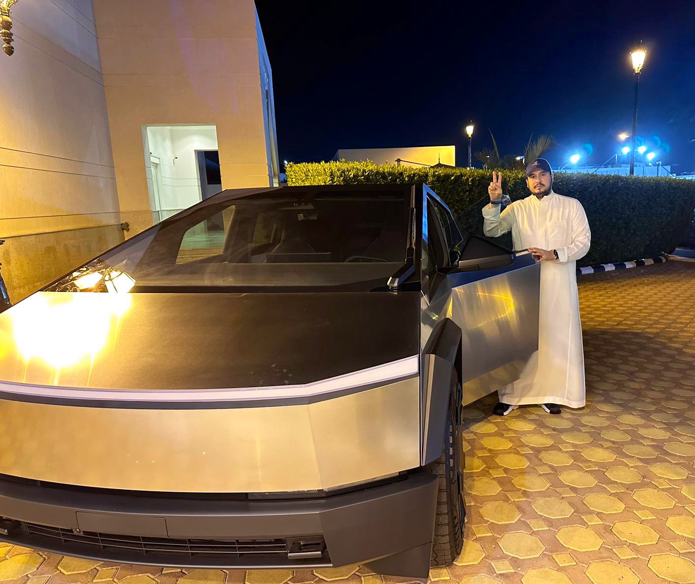 Saudi prince buys a Cybertruck