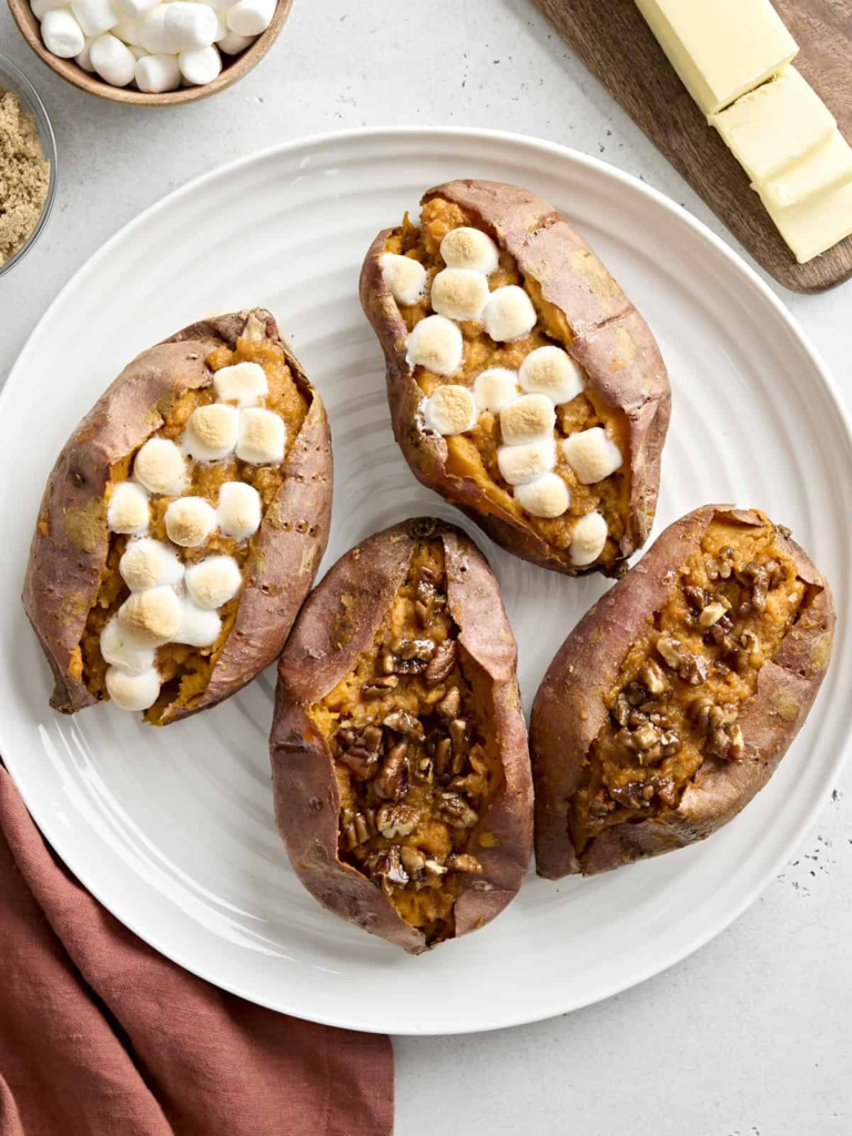 Twice Baked Sweet Potatoes