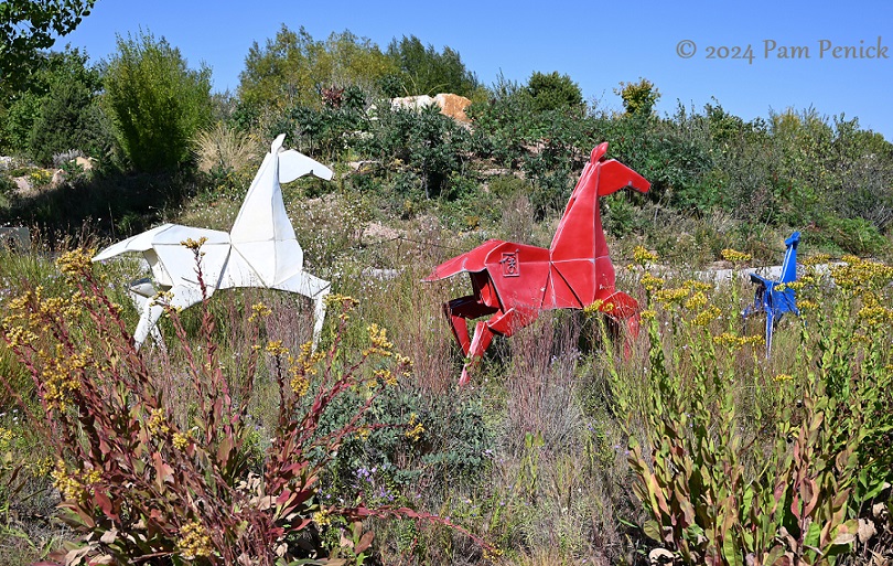 Exploring the Gardens on Spring Creek in fall