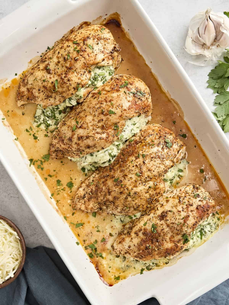 Spinach Stuffed Chicken Breast